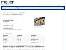 Tablet Screenshot of internistenpraxis-meyer.de